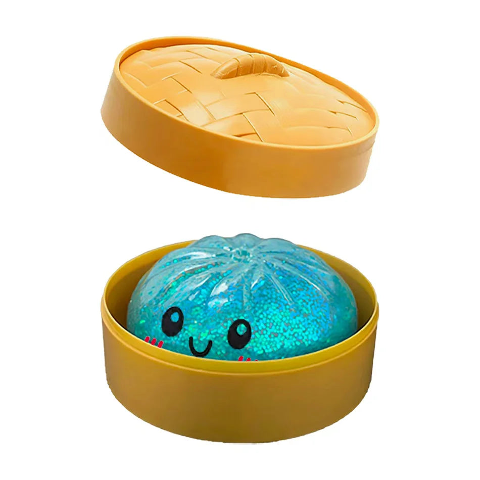 Glitter Dumpling Squeeze Toy - Choose Your Style! 🥟✨