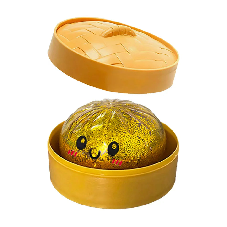 Glitter Dumpling Squeeze Toy - Choose Your Style! 🥟✨