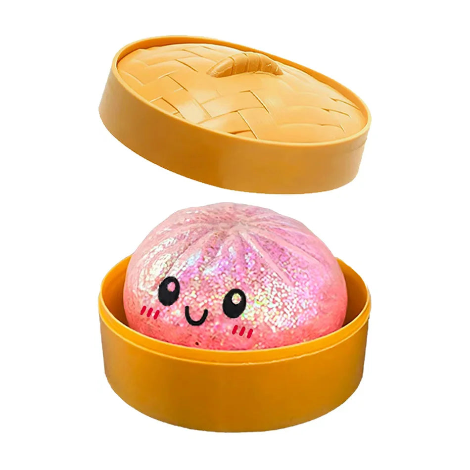 Glitter Dumpling Squeeze Toy - Choose Your Style! 🥟✨