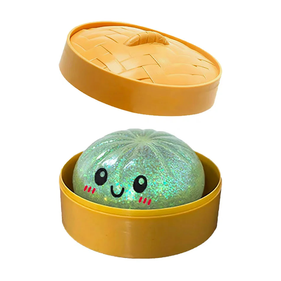 Glitter Dumpling Squeeze Toy - Choose Your Style! 🥟✨