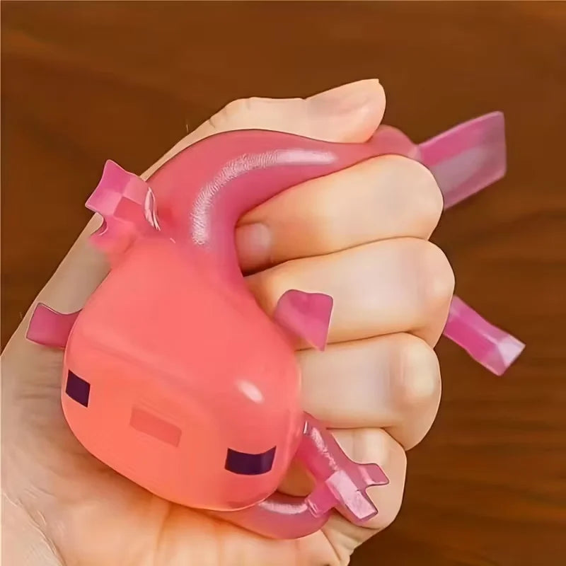 Kawaii Axolotl Squishy Stress Toy 🦎🩷